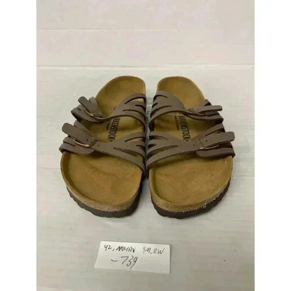 -739 Birkenstock Brown, Narrow Fit-EU-42, US 9 Mens, 11 Womens - Picture 2 of 5